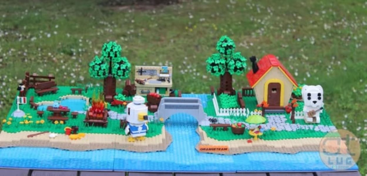L'isola di Animal Crossing diventa un diorama LEGO