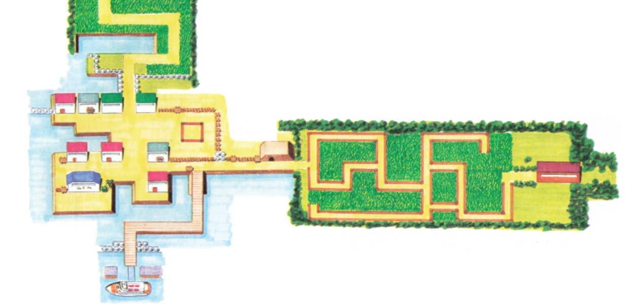 Kanto, le illustrazioni originali della mappa sono state scansionate in HD