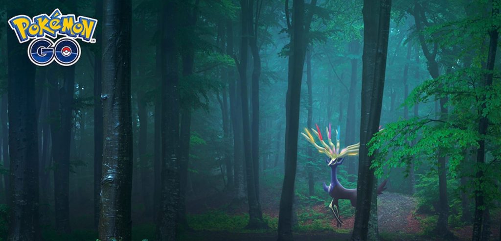 Leggende luminose Xerneas Pokémon GO