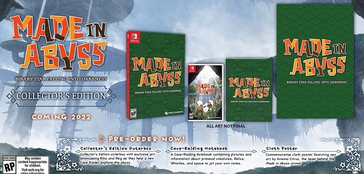Trapela online la Collector's Edition di Made in Abyss per Nintendo Switch