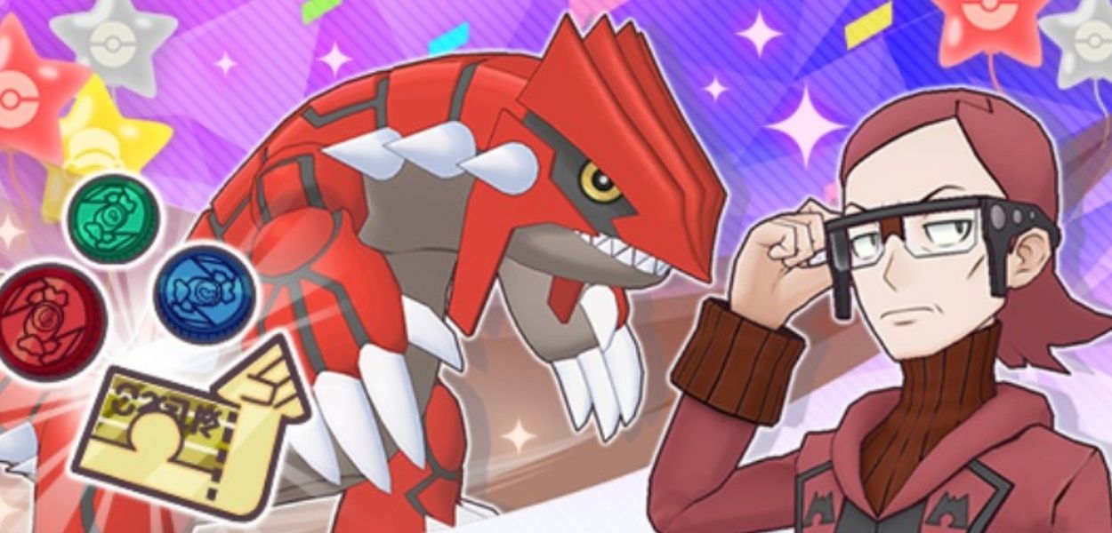 Groudon inaugura l'evento “I signori del mare e della terra” in Pokémon Masters EX