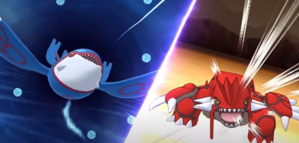 Lo scontro tra Groudon e Kyogre proseguirà in Pokémon Masters EX