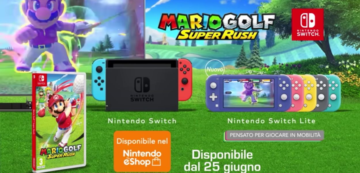 Ecco lo spot TV italiano di Mario Golf Super Rush
