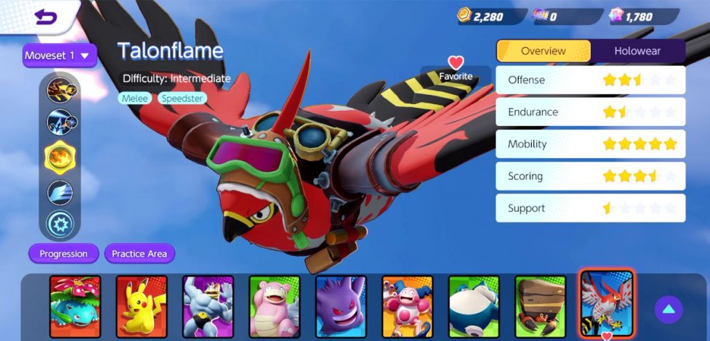 Pokémon Unite Holowear Talonflame
