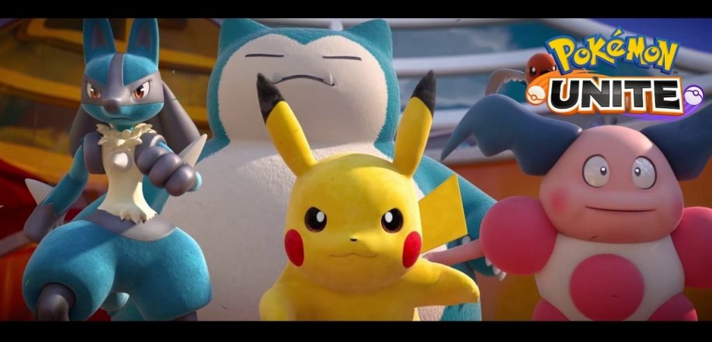 pokemon unite gameplay