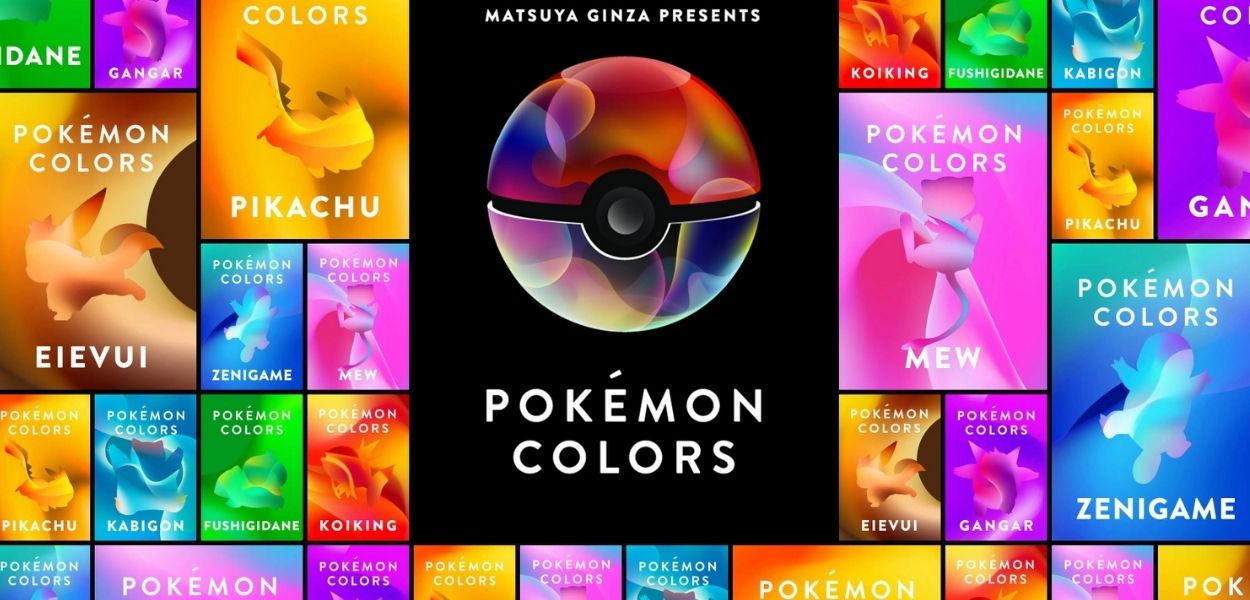 Pokémon Colors, la mostra di Matsuya a Ginza per il 25° anniversario del brand