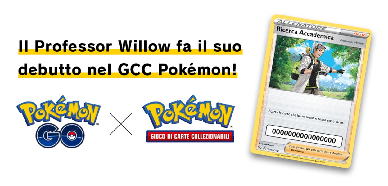 Ogni carta del Professor Willow avrà un codice unico