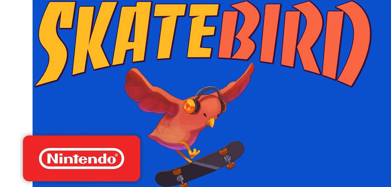 Gli uccelli sanno andare sullo skate in SkateBIRD, in estate su Nintendo Switch