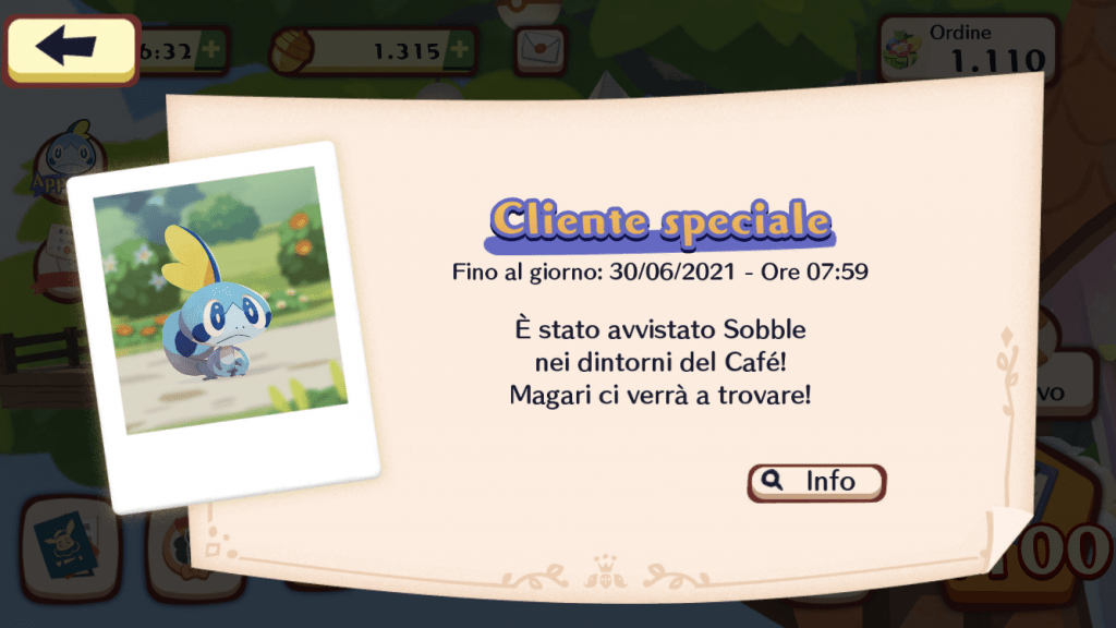 Sobble evento speciale