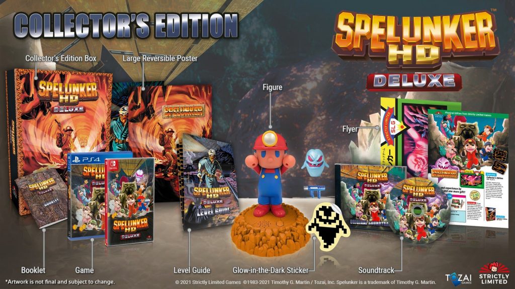 Contenuto Collector's Edition di Spelunker HD Deluxe