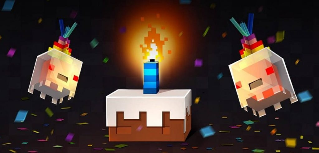 anniversario minecraft