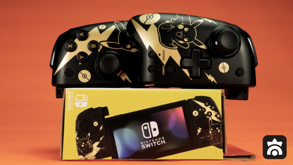 HORI Split Pad Pro Pikachu Black & Gold con scatola