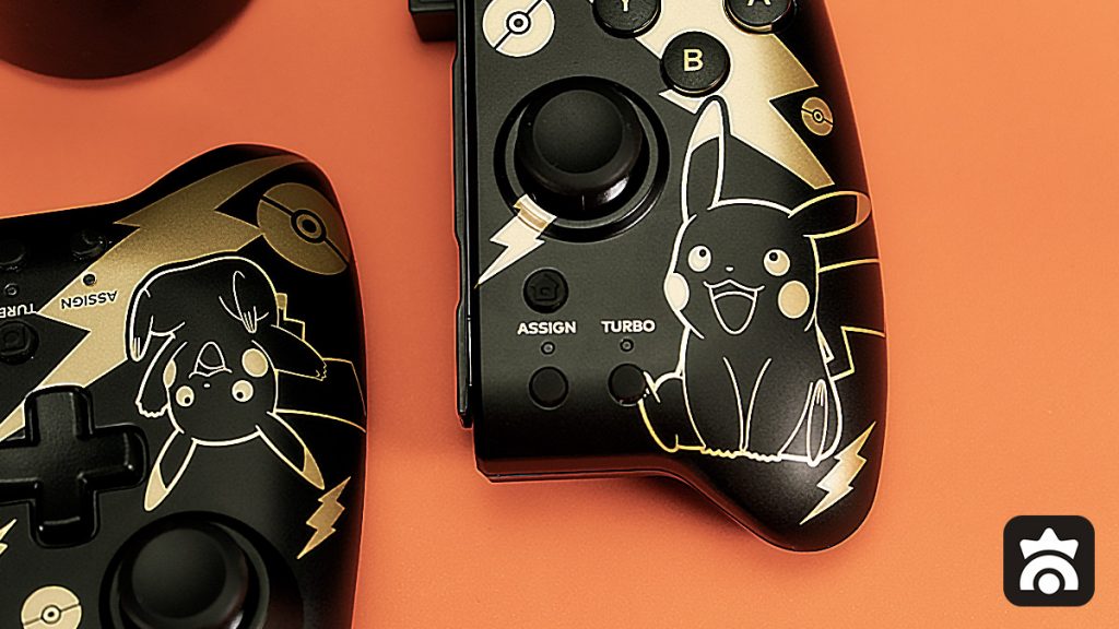 Tasti turbo dell'HORI Split Pad Pro Pikachu Black & Gold