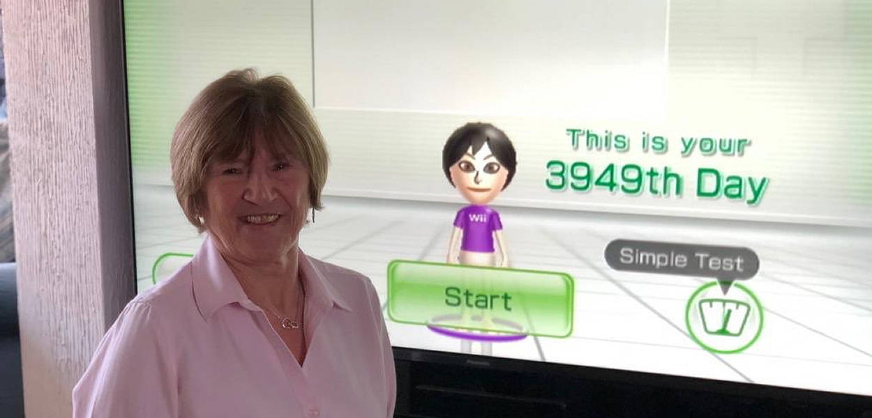Una nonna appassionata di Wii Fit raggiunge i 4784 giorni consecutivi di gioco