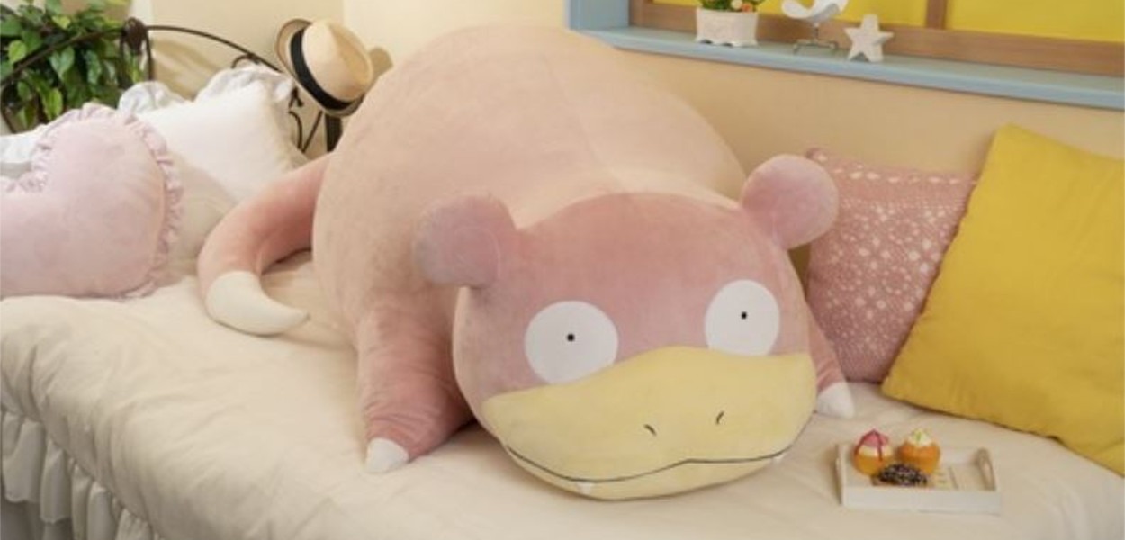 Il peluche di Slowpoke a grandezza naturale arriva in Giappone