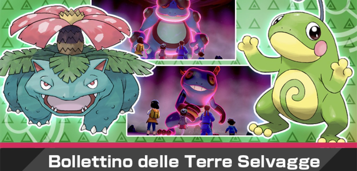 Venusaur Gigamax e Politoed cromatico arrivano nei raid di Pokémon Spada e Scudo
