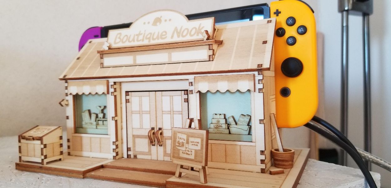 Fan crea una fantastica dock di Nintendo Switch a tema Animal Crossing