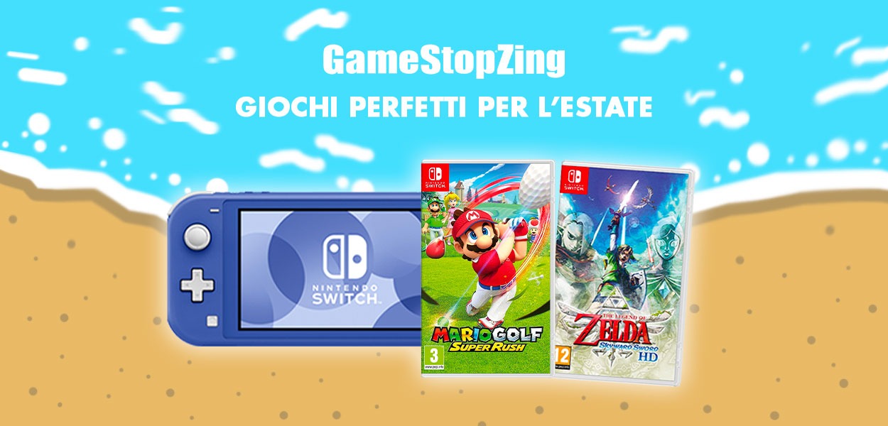 Entra nel pieno dell'estate con i migliori giochi e console da GameStopZing