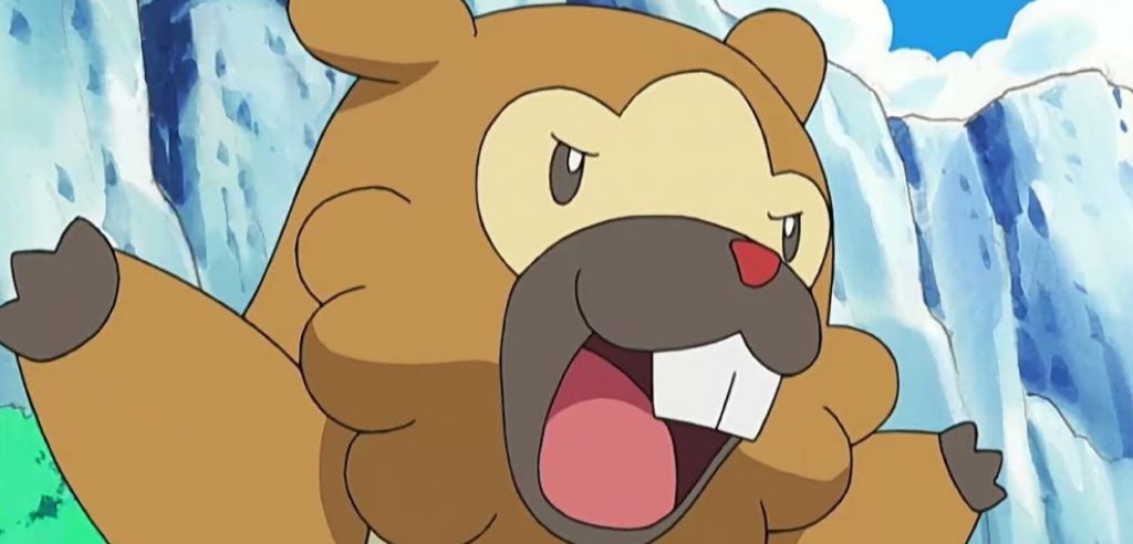 Screen Bidoof anime