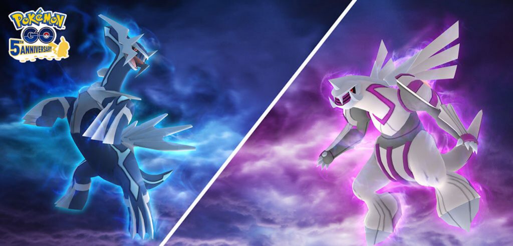 Dialga Palkia cromatici Pokémon GO