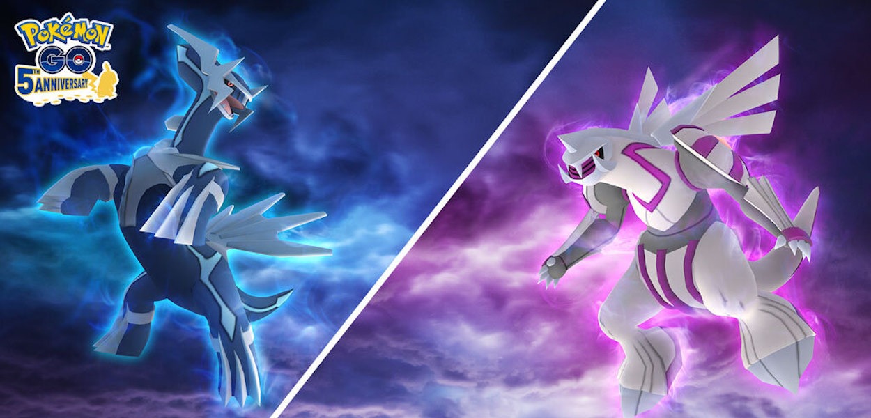 Pokémon GO: Dialga e Palkia cromatici in arrivo con l'Ultrabonus