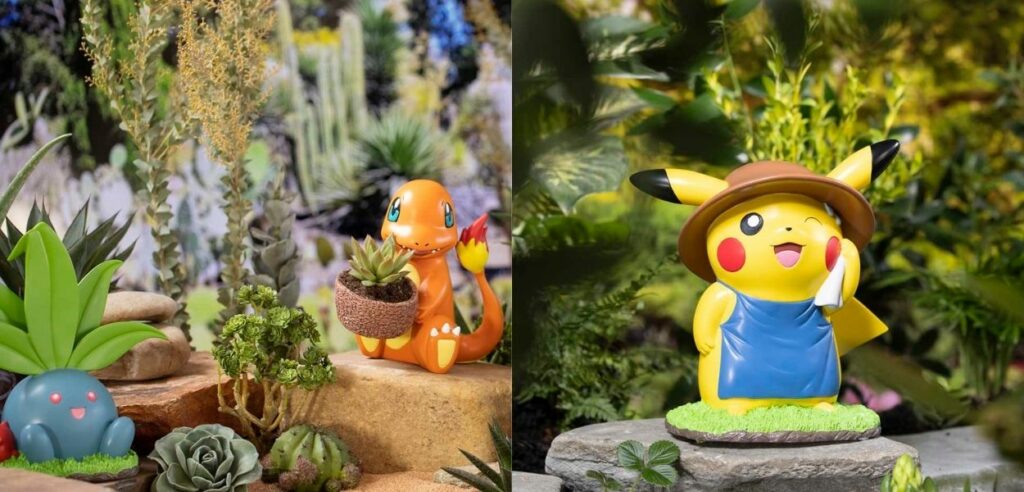 Pokémon Gardening Oddish Charmander Pikachu