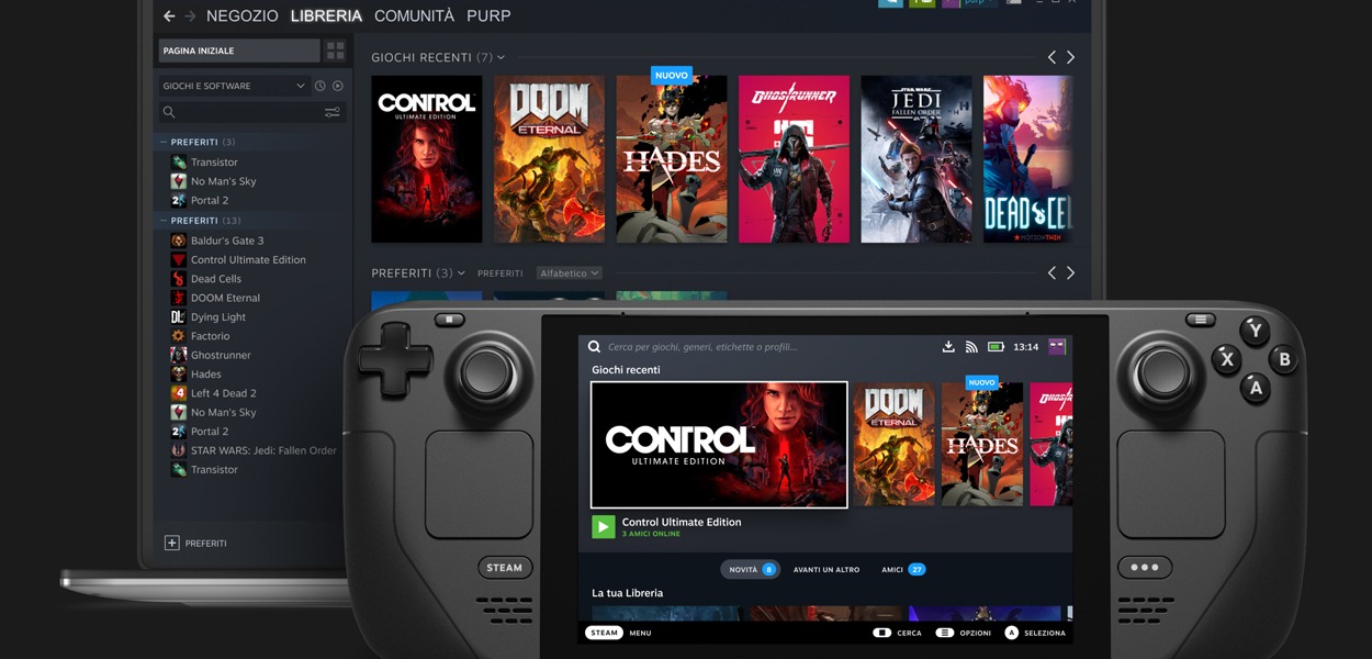 Nintendo Switch ha una nuova rivale: Steam Deck, la portatile di Valve