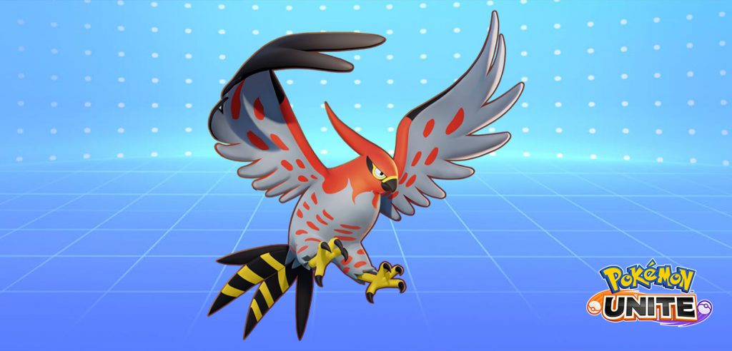 Talonflame Pokémon Unite copertina