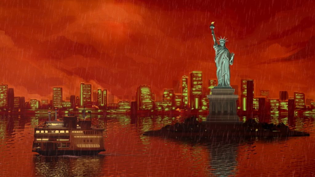 New York in Unavowed, punta e clicca di Wadjet Eye Games.