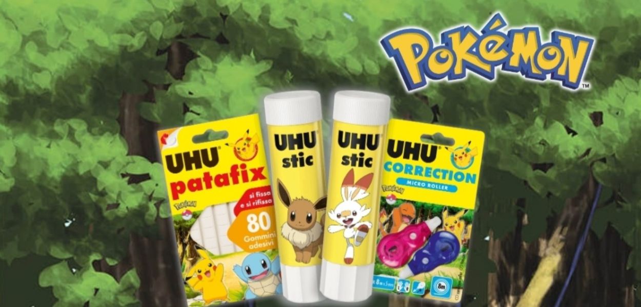 La colla stick targata Pokémon arriva in Italia