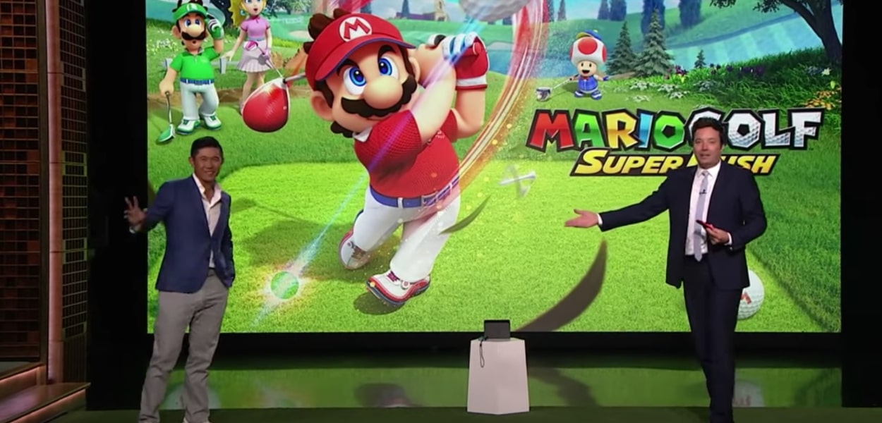 Jimmy Fallon sfida il campione Collin Morikawa a Mario Golf: Super Rush