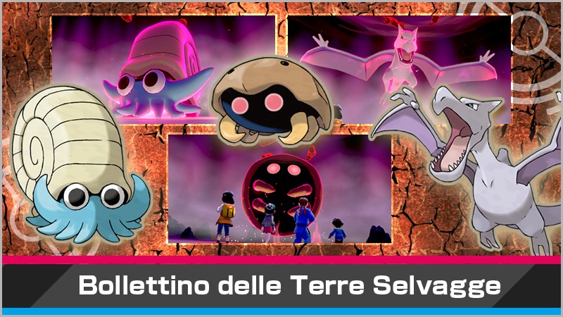 Le creature preistoriche arrivano nei raid di Pokémon Spada e Scudo