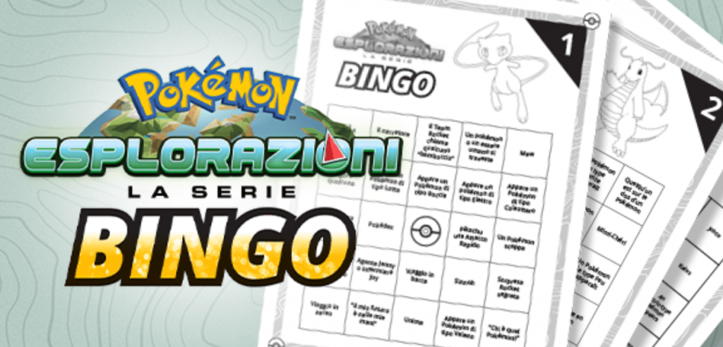 Esplorazioni Pokémon Netflix bingo