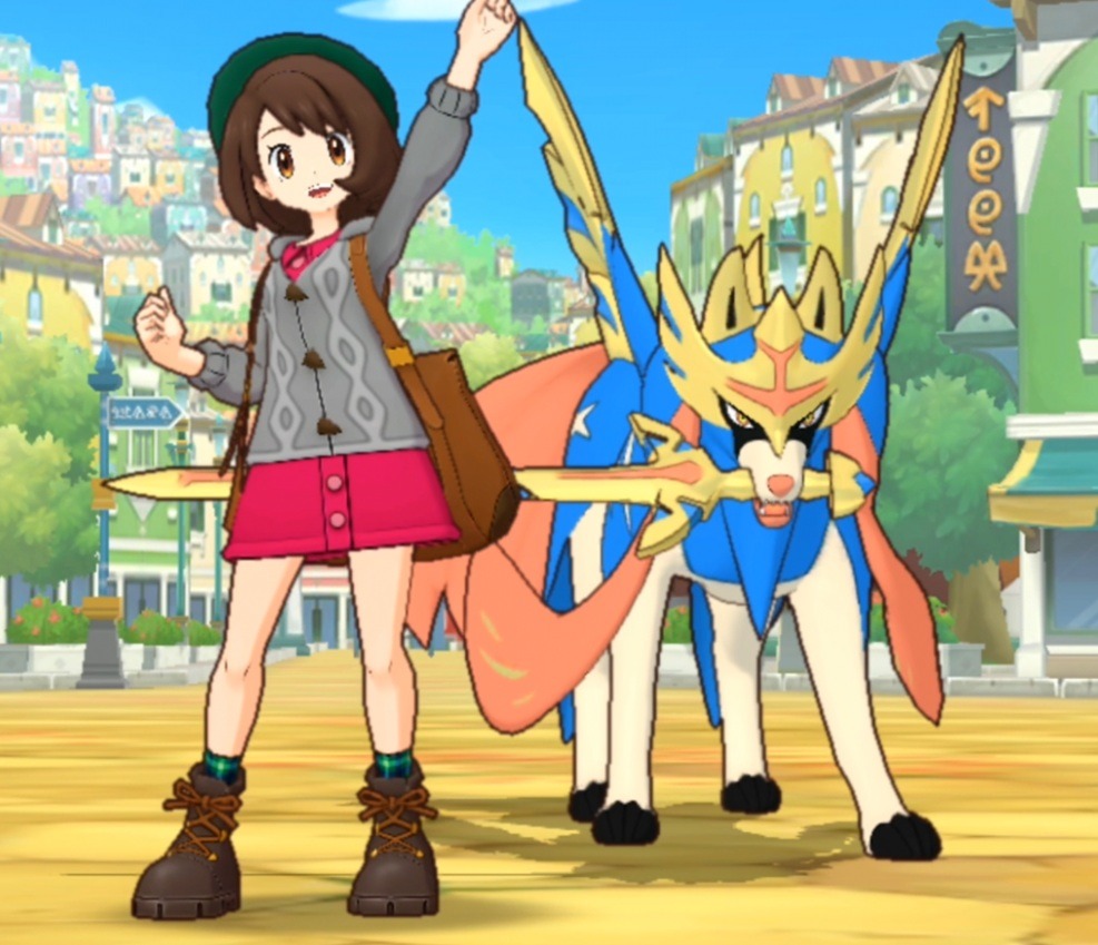 Gloria e Zacian Pokémon Masters Ex