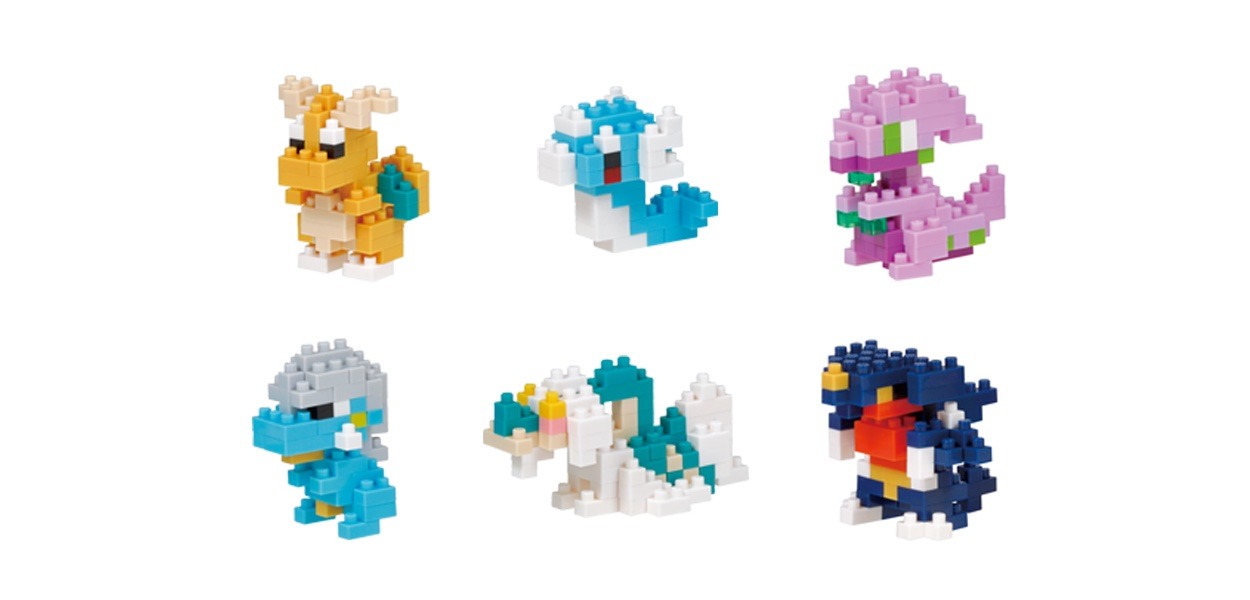 In arrivo un set di nanoblock dedicato ai Pokémon di tipo Drago