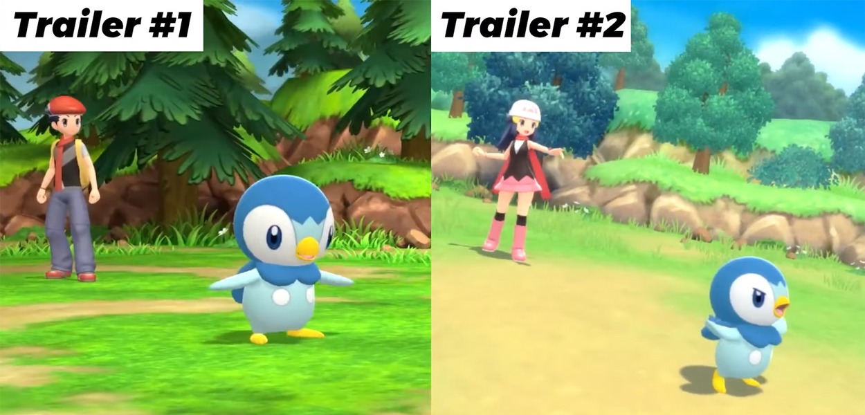 Un video mostra i progressi grafici di Pokémon Diamante e Perla rispetto al primo annuncio
