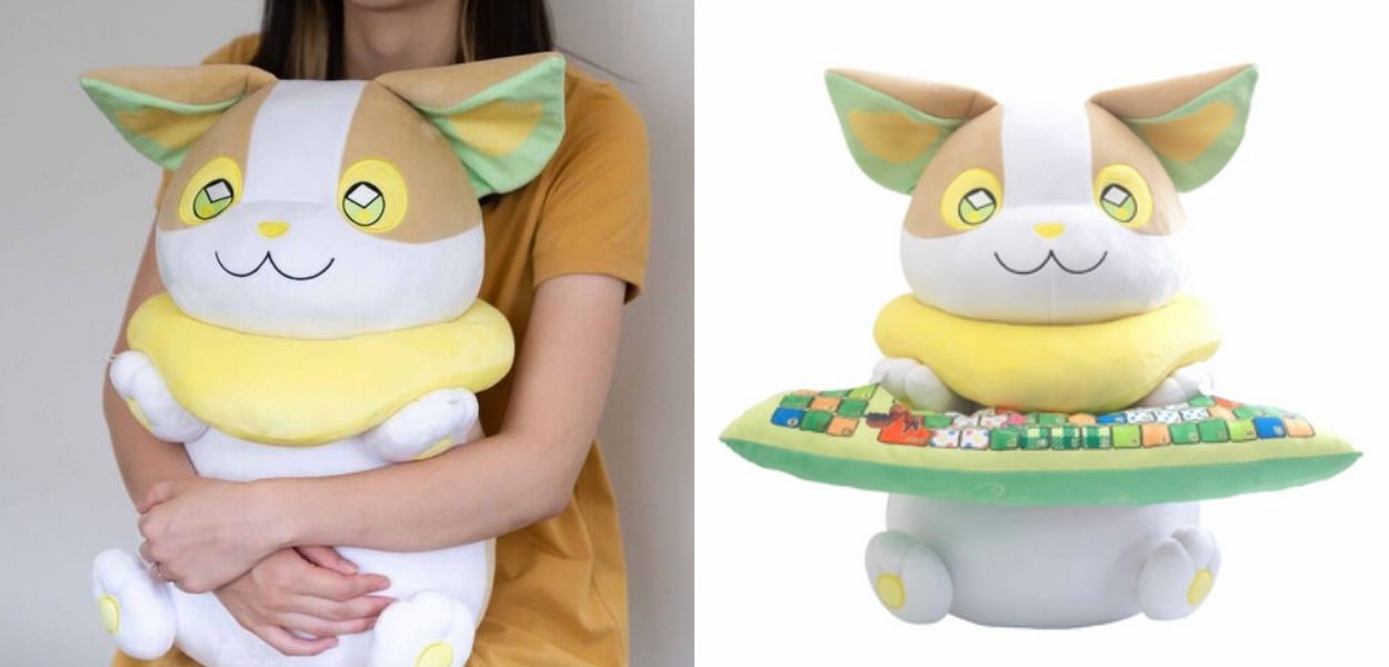 Yamper diventa un comodissimo cuscino per lavorare al PC