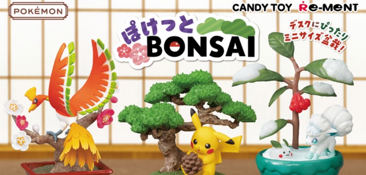 Ecco i nuovi bonsai Pokémon prodotti da Re-Ment