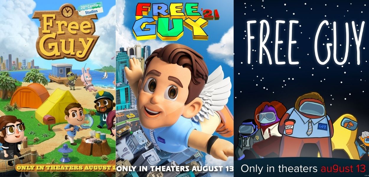 Free Guy - Eroe per gioco, tante copertine di videogiochi rivisitate per il film