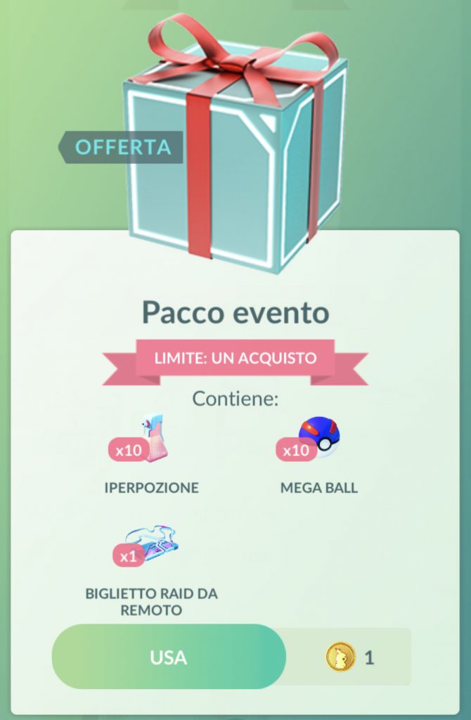 biglietto raid Pokémon GO