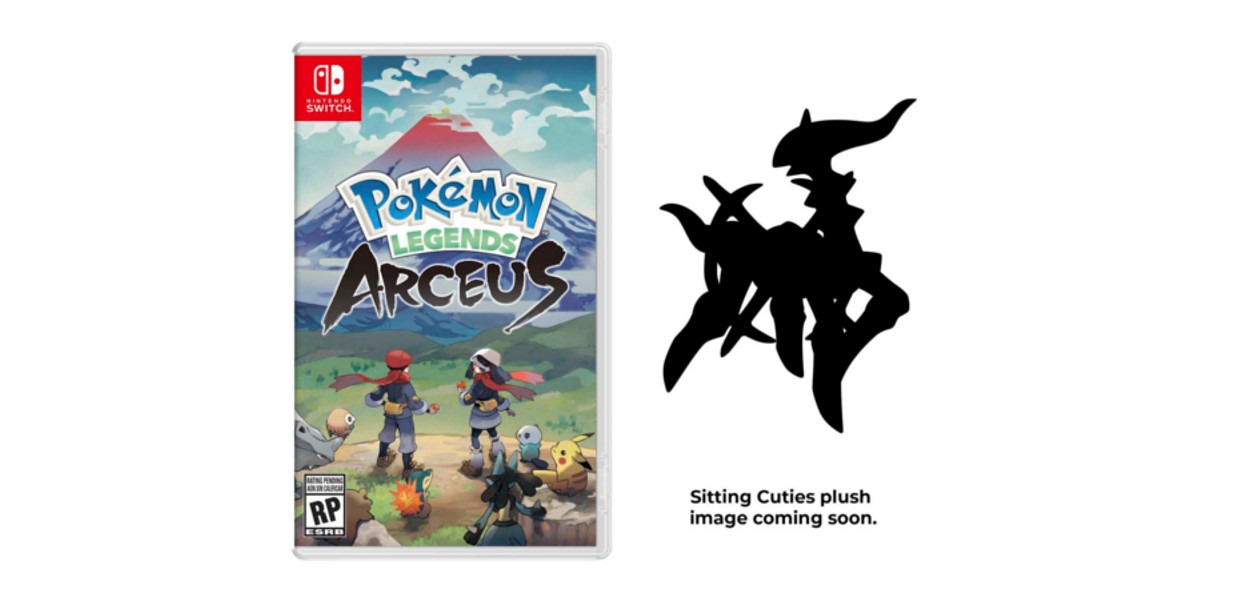 Leggende Pokémon Arceus: svelato il bonus preordine del Pokémon Center