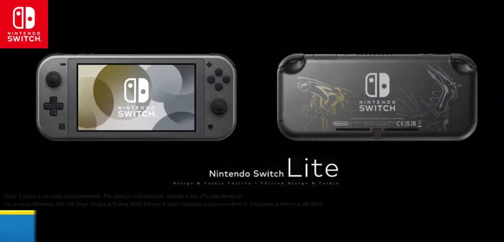 nintendo switch lite pokémon dialga palkia