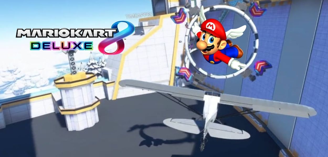 Un modder inserisce le piste di Mario Kart 8 in Microsoft Flight Simulator
