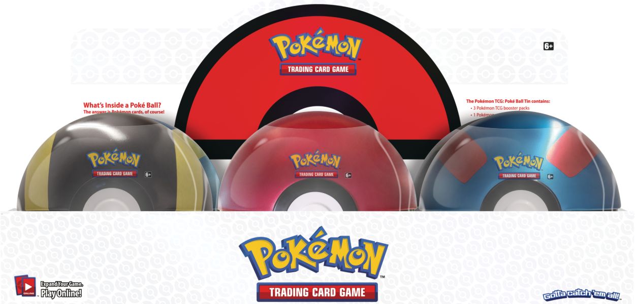 Nuove Poké Ball Tin in arrivo a dicembre