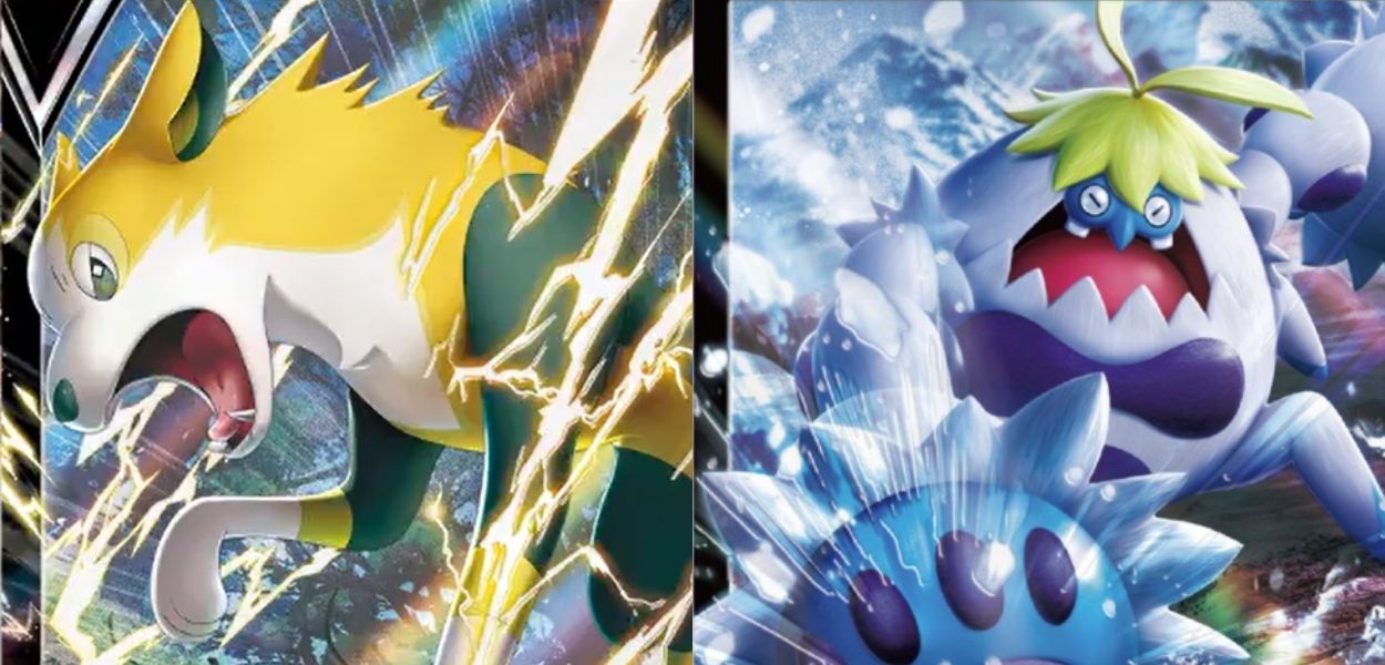 Boltund V e Crabominable V dall'espansione Fusion Arts