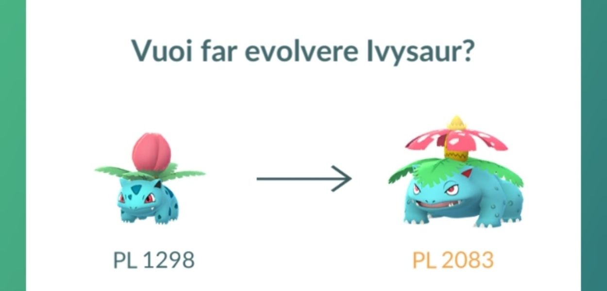 Pokémon GO: disponibile l'anteprima dell'evoluzione