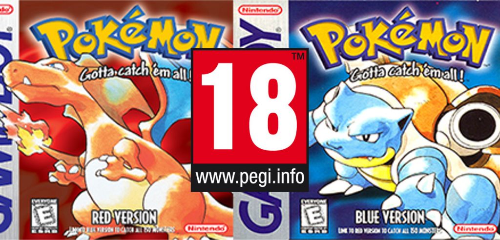 pokémon rosso e blu pegi