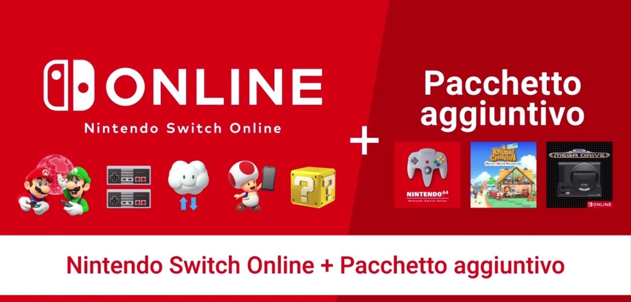 Svelato il prezzo del Pacchetto Aggiuntivo di Nintendo Switch Online