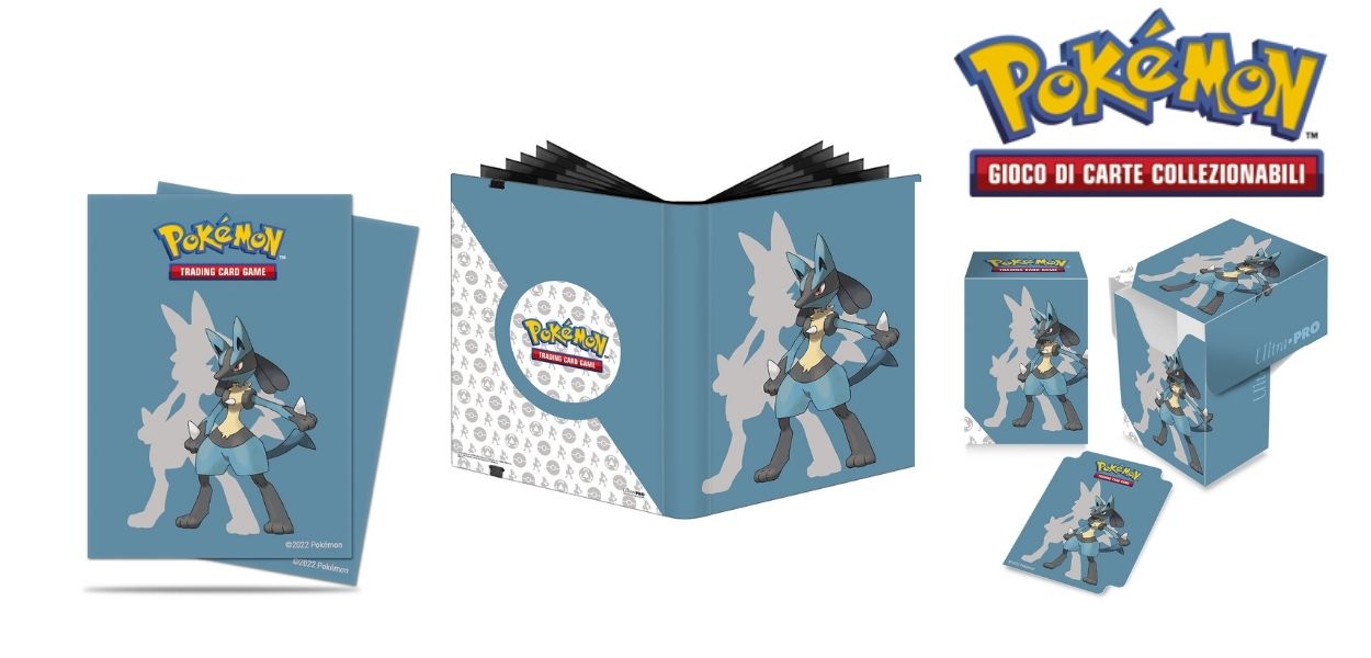 Lucario protagonista di nuovi prodotti del GCC Pokémon