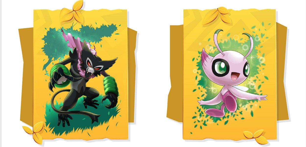 La distribuzione di Zarude Papà e Celebi cromatico ha inizio in Pokémon Spada e Scudo